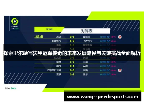 探索里尔续写法甲冠军传奇的未来发展路径与关键挑战全面解析